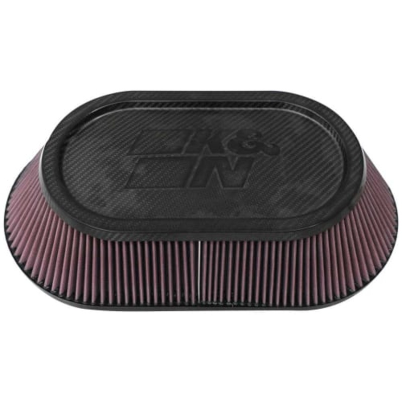 K&N 4in Flange/10in x 7.875in B/13.75in x 7.438in T/4.813in Universal Carbon Fiber Filter (RP-6103)