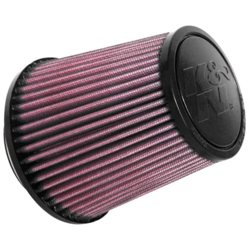 K&N 2-3/4in Flange/4-11/16in B/3-1/2in T/4-7/8in Universal Clamp-On Air Filter (RU-9350)