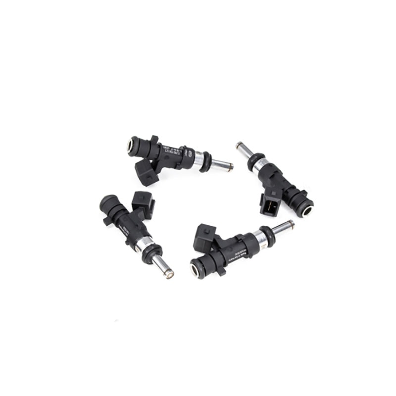 DeatschWerks 1100cc Injectors – Set of 4 | 2013-2016 Dodge Dart / 2012-2017 Fiat 500 (17MX-00-1100-4)
