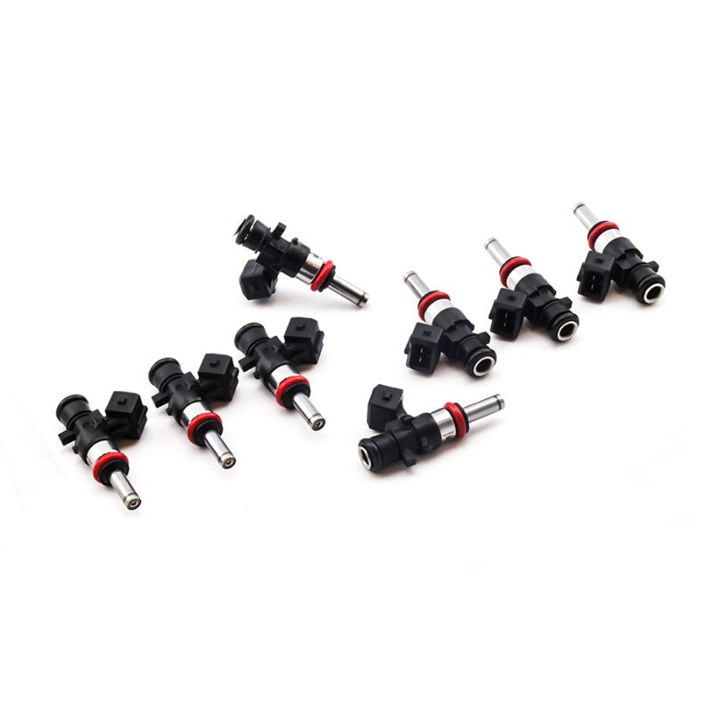 DeatschWerks 1200cc Injectors – Set of 8 | Multiple Fitments (16MX-22-1200-8)