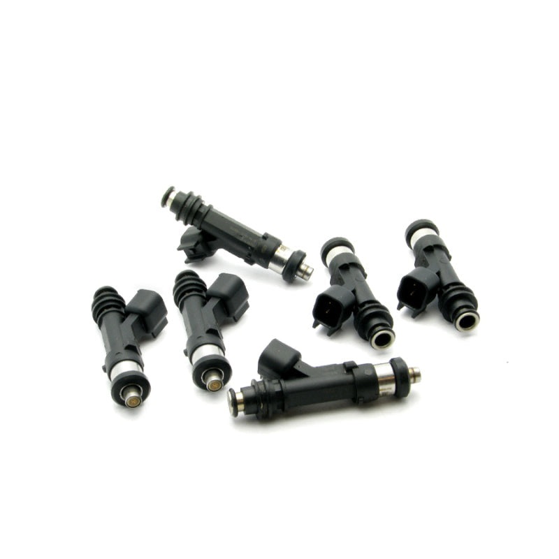 DeatschWerks 650cc Top Feed Injectors – Set of 6 | 1989-1994 Nissan Skyline (18U-02-0650-6)
