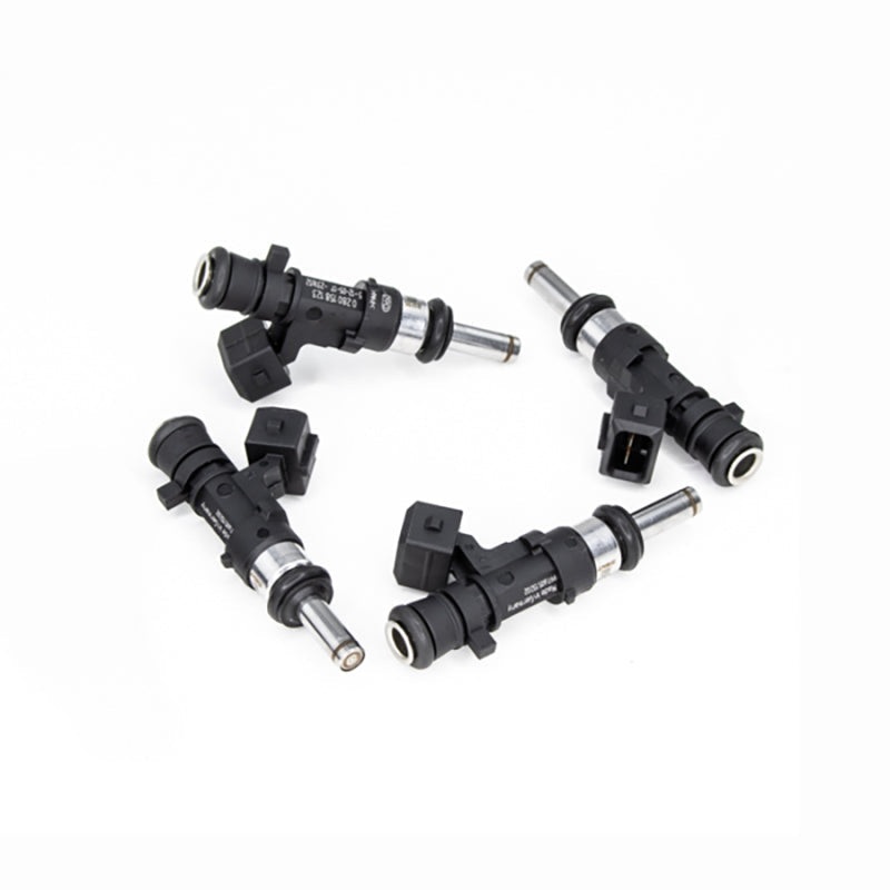 DeatschWerks 850cc Top Feed Injectors – Set of 4 | 2013-2016 Dodge Dart / 2012-2017 Fiat 500 (17MX-00-0850-4)