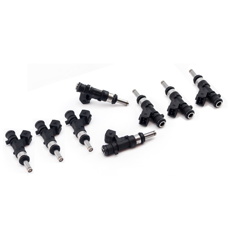 DeatschWerks 850cc Top Feed Injectors – Set of 8 | 2015-2018 Dodge Charger/Challenger Hellcat (17MX-03-0850-8)