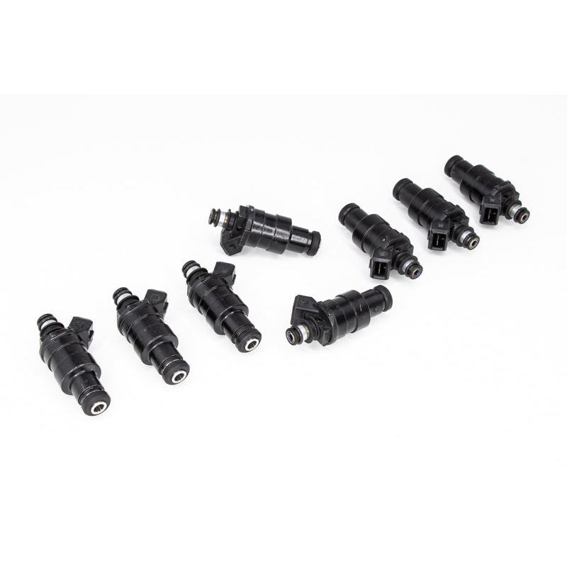 DeatschWerks Universal 550cc Low Impedance 11mm Upper Injector – Set of 8 (42M-11-0550-8)