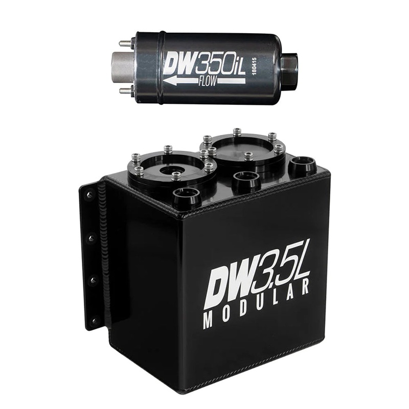 DeatschWerks 3.5L Modular Surge Tank Incl. 1 DW350iL In-Line Fuel Pump (6-351-35ST)