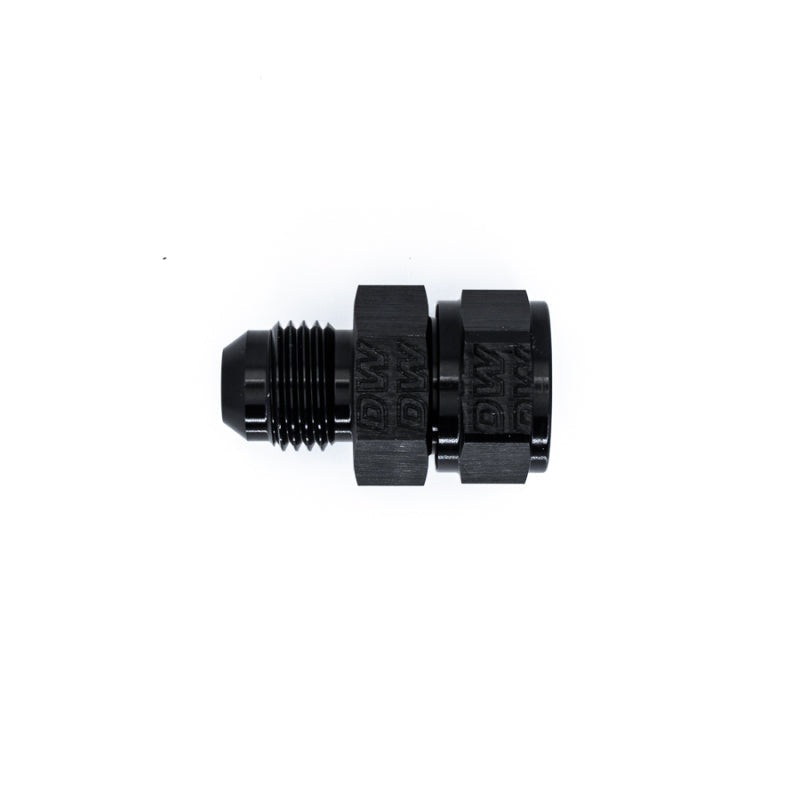 DeatschWerks 6AN Male Flare To Fuel Pump Outlet Barb Adapter – Black (6-02-0735)