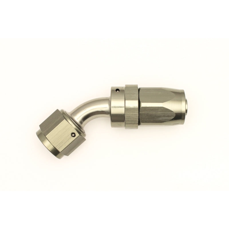 DeatschWerks 8AN Female Swivel 45-Degree Hose End CPE (6-02-0806)