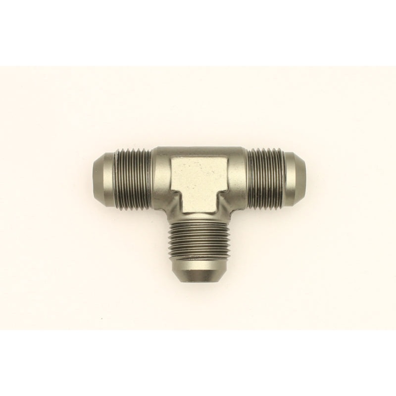 DeatschWerks 8AN Male Flare + 8AN Male Flare To 8AN Male Flare Tee Fitting (6-02-0722)
