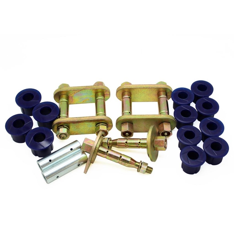 SuperPro Rear Greaseable Shackle and Bushing Kit | 1998 – 2002 Nissan Frontier (KIT136SK)