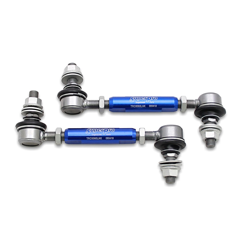 SuperPro Front Sway Bar Link Kit – Heavy Duty Adjustable | 2003 – 2011 Toyota 4Runner (TRC1285)
