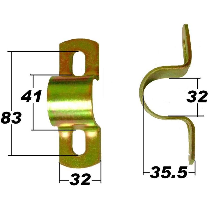 SuperPro Sway Bar Steel Mount Bracket | Universal (SPF0984K)
