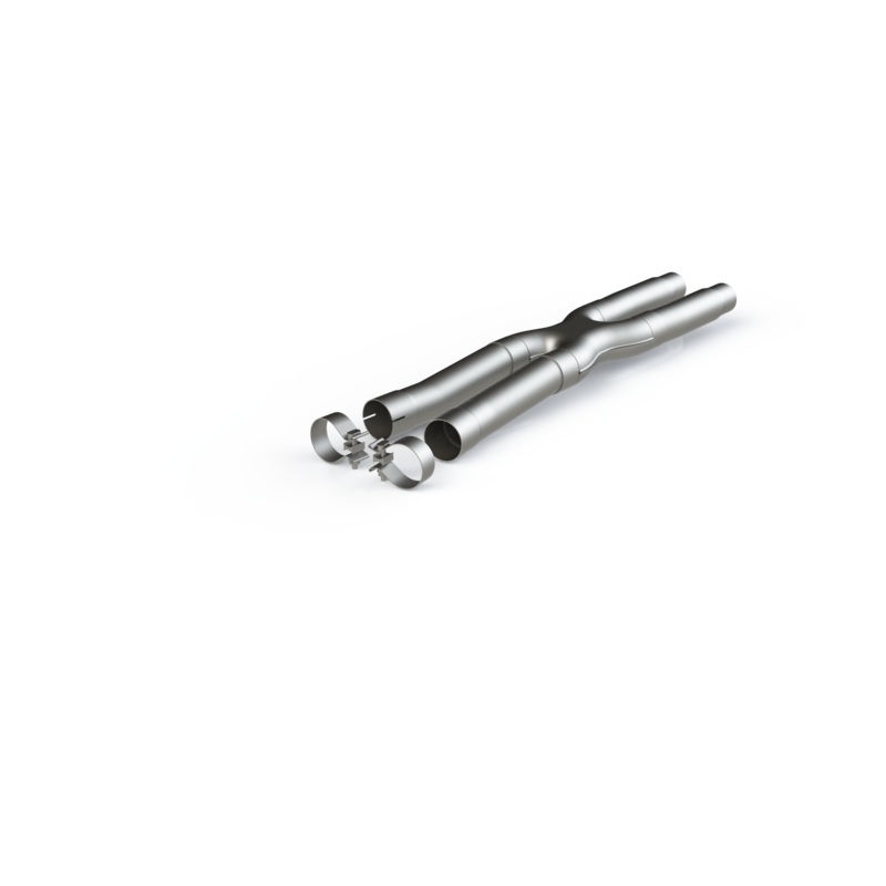 MBRP 2.5-Inch Armor Lite Street Profile X-Pipe Resonator Bypass | 2015 – 2024 Ford Mustang GT (S7213AL)