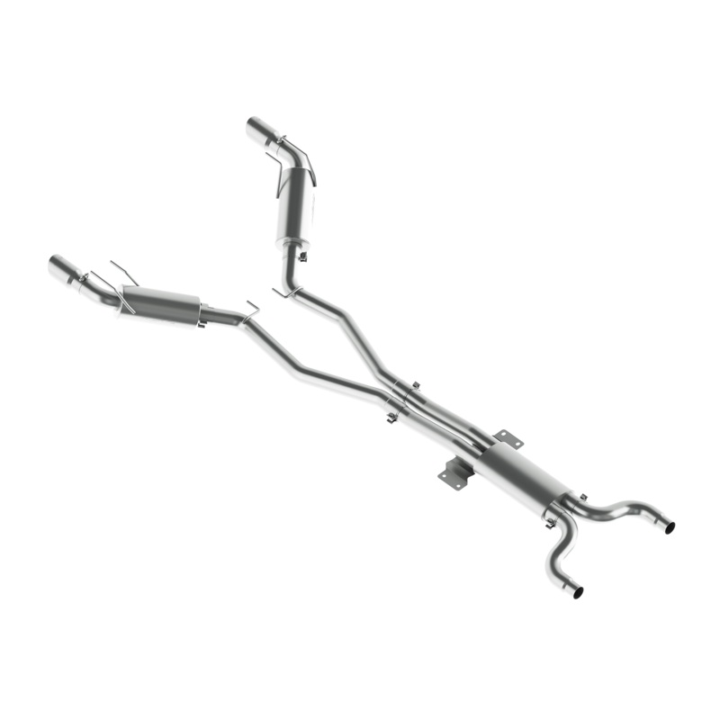 MBRP 3-Inch Armor Plus Race Profile Dual Rear Exit Cat-Back Exhaust with Stainless Steel Tips | 2010 – 2015 Chevrolet Camaro (S7024409)