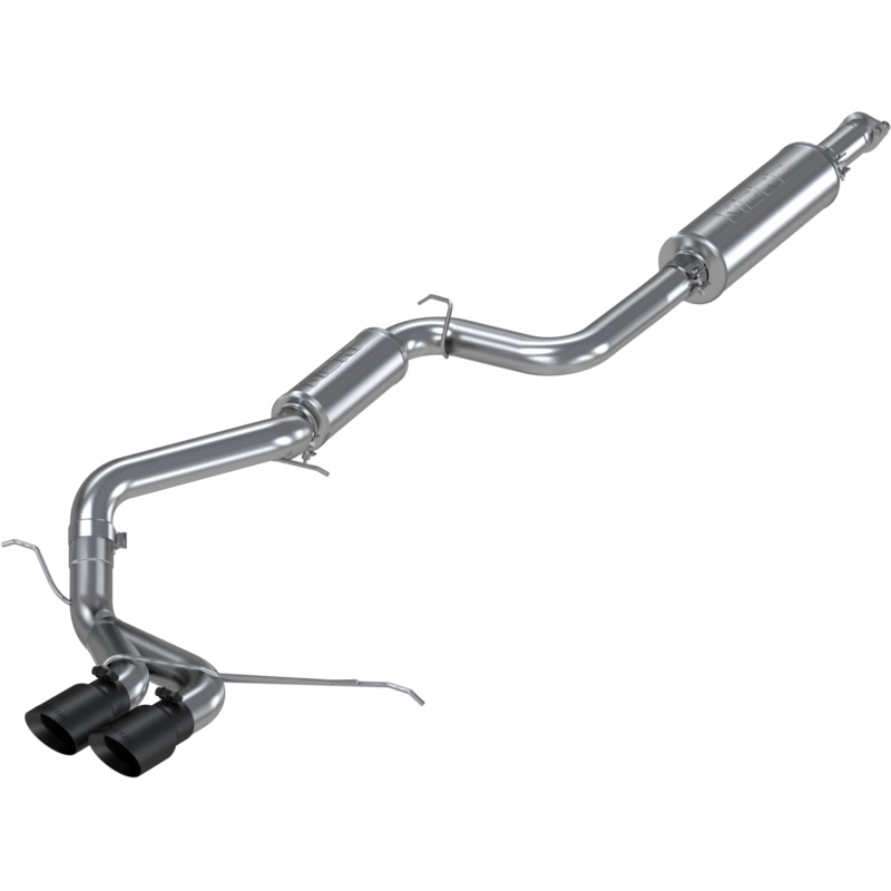 MBRP 3-Inch Armor Plus Street Profile Dual Rear Exit Cat-Back Exhaust with Black Tips | 2013 – 2018 Ford Focus ST (S4200409BT)
