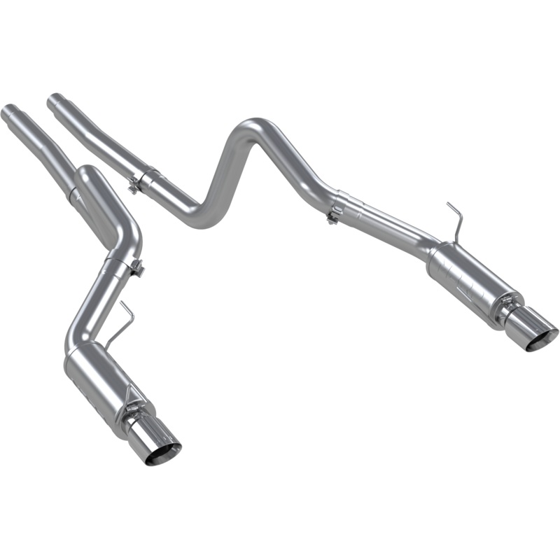 MBRP 3-Inch Race Dual Exit Cat-Back Exhaust w/ Stainless Steel Tips | 2005 – 2010 Ford Mustang GT & GT500 (S7270409)