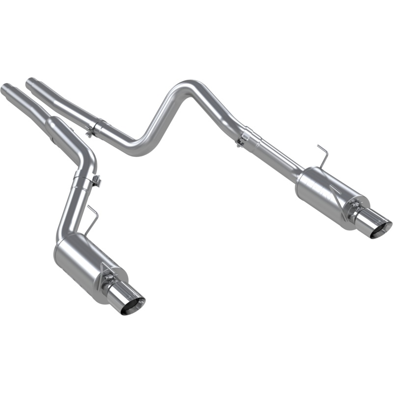 MBRP 3-Inch Street Dual Exit Cat-Back Exhaust w/ Stainless Steel Tips | 2005 – 2010 Ford Mustang GT & GT500 (S7269409)