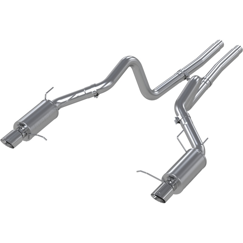 MBRP 3-Inch Street Dual Exit Cat-Back Exhaust w/ Stainless Steel Tips | 2011 – 2012 Ford Mustang GT500 & 2011-2014 GT (S7258409)