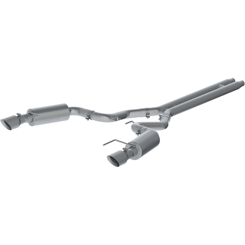 MBRP 3-Inch Street Dual Exit Cat-Back Exhaust w/ Stainless Steel Tips | 2015 – 2017 Ford Mustang GT (S7239409)