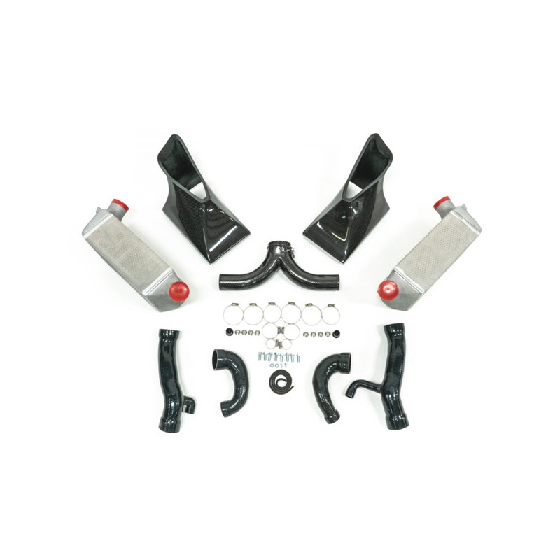 AMS Performance Alpha Intercooler System for Stock Framed Turbos | 2004-2008 Porsche 911 Turbo (ALP.09.09.0001-2)