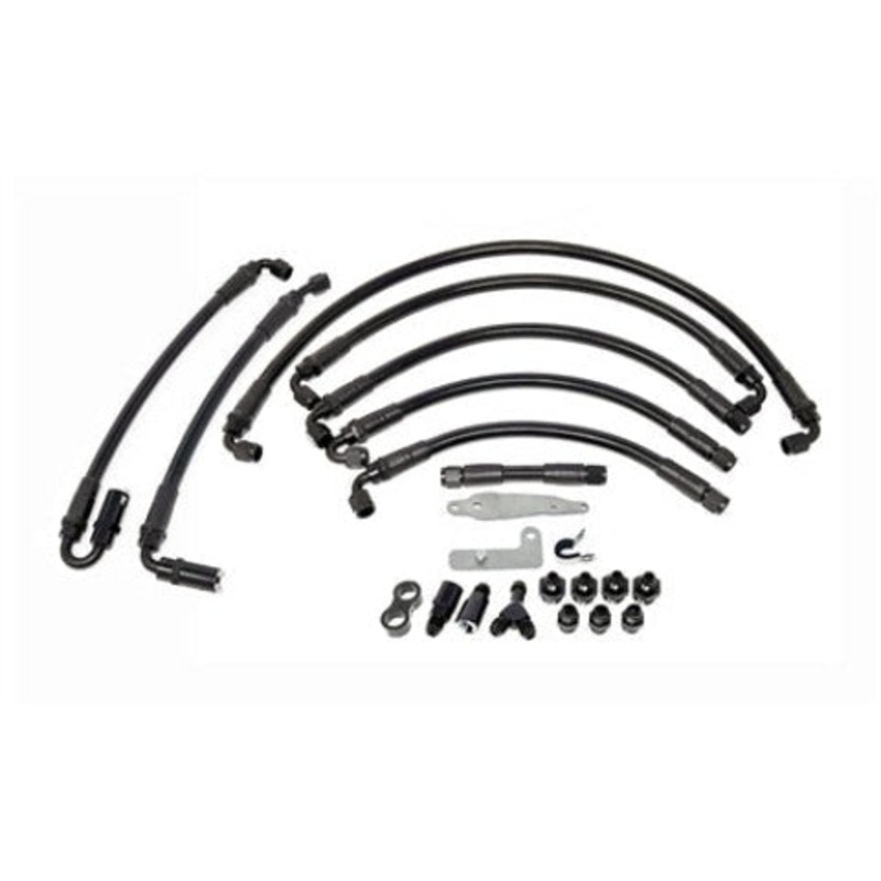 Torque Solution PTFE Fuel Line Kit w/ Flex Fuel | 2008-2014 Subaru WRX and 2008-2021 Subaru WRX STI (TS-SU-6FLK-AM-P-08-FF)