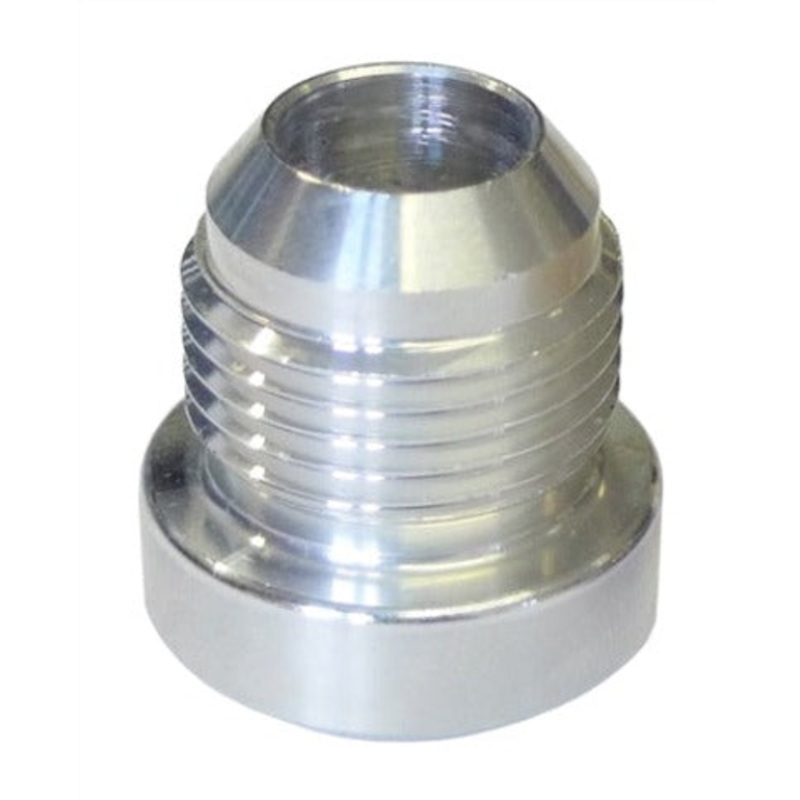 Torque Solution Weld On Male -6AN Aluminum Flare Bung (TS-WB-6FA)