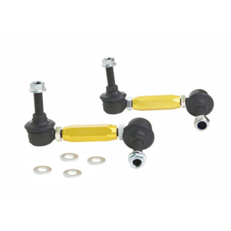 Whiteline Universal Swaybar Link Kit-Heavy Duty Adj Steel Ball w/ 10mm Ball Stud (KLC140-115)