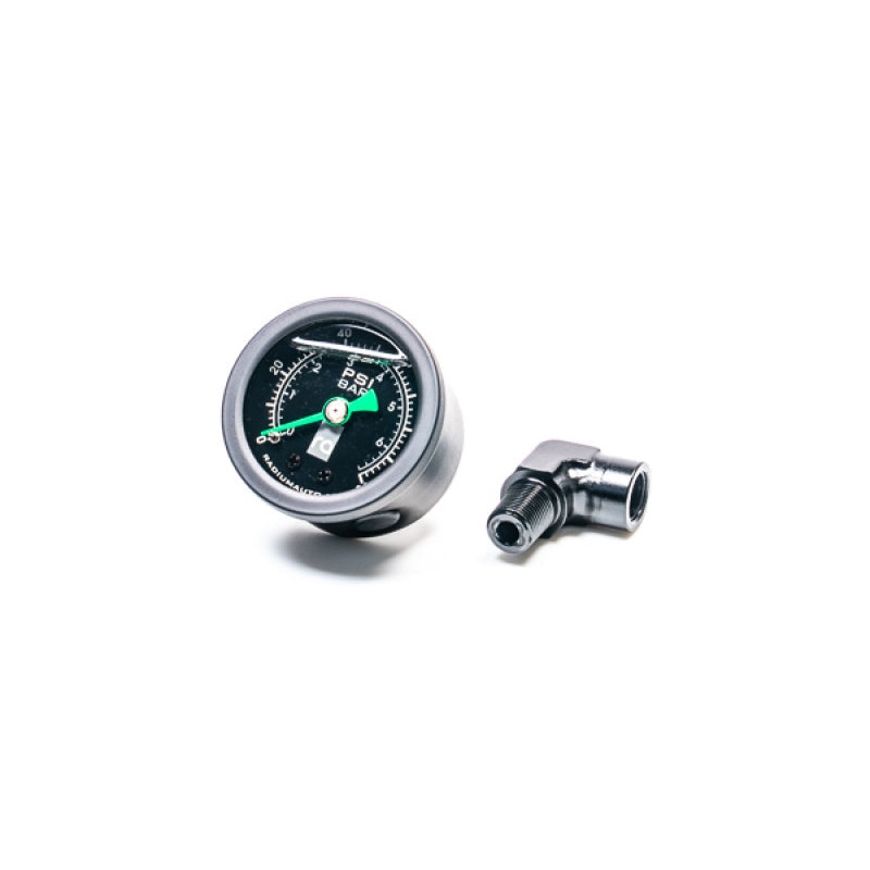 Radium Engineering 0-100 Psi Fuel Pressure Gauge With 90 Degree Adapter | Universal (20-0407)
