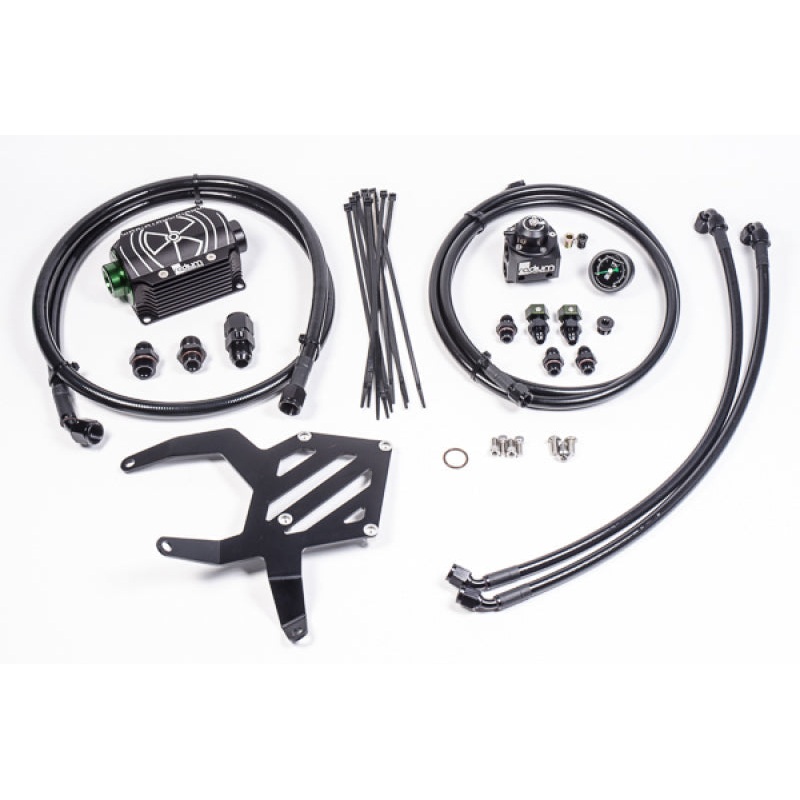 Radium Engineering Fuel Hanger Plumbing Kit – Microglass Filter | 2013-2021 Subaru BRZ/Scion FR-S/Toyota 86 (20-0966-05)