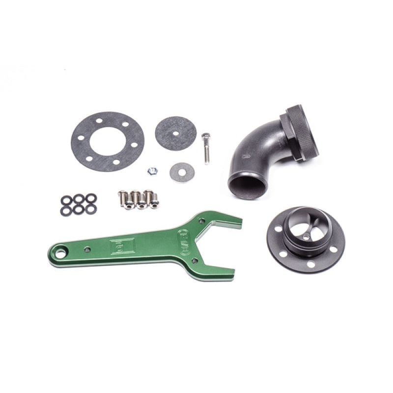 Radium Remote Mount Fill Neck – 24An Elbow – 1.5In Barb | Universal (20-0547)