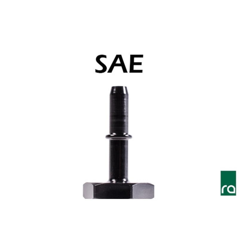 Radium 16Mm Sae Female To 45Deg 5/8In Barb | Universal (14-0628)