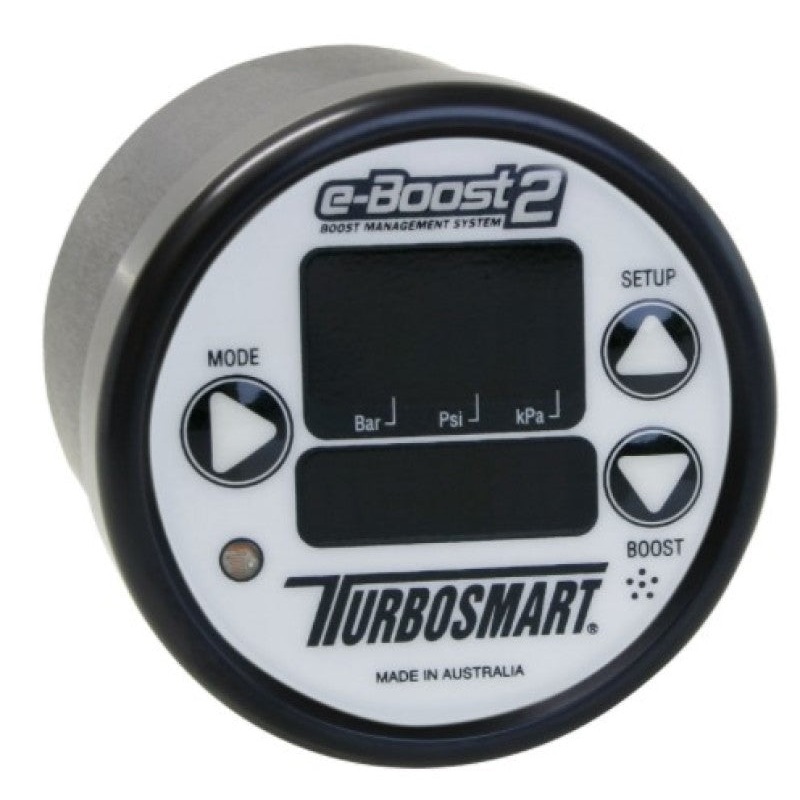 Turbosmart EB2 66mm Black Bezel Black Gauge Face Replacement Head Unit | Universal (TS-0301-3006)