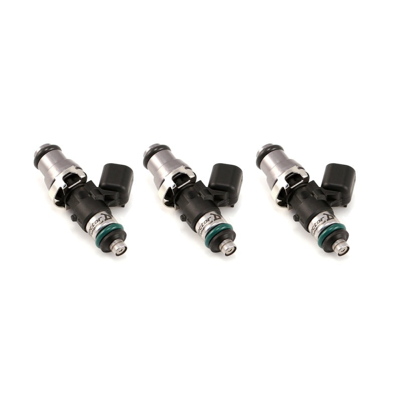 Injector Dynamics 1340cc Injectors – 48mm Length – 14mm Grey Top – 14mm Lower O-Ring Set of 3 (1300.48.14.14.3)