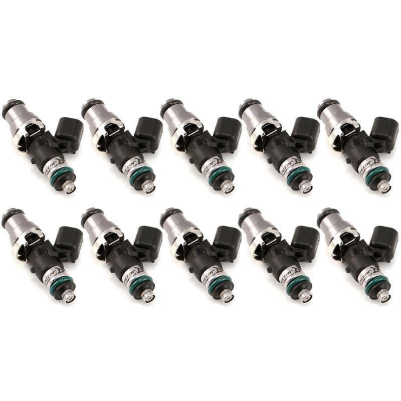 Injector Dynamics ID1050X Injectors 14mm Grey Adaptor Top Set of 10 (1050.48.14.14.10)