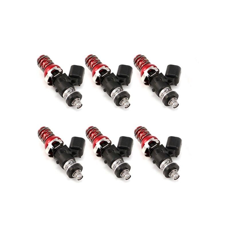 Injector Dynamics ID1050X Injectors – 48mm Length – Mach Top to 11mm – Denso Low Cushion Set of 6 (1050.48.11.D.6)