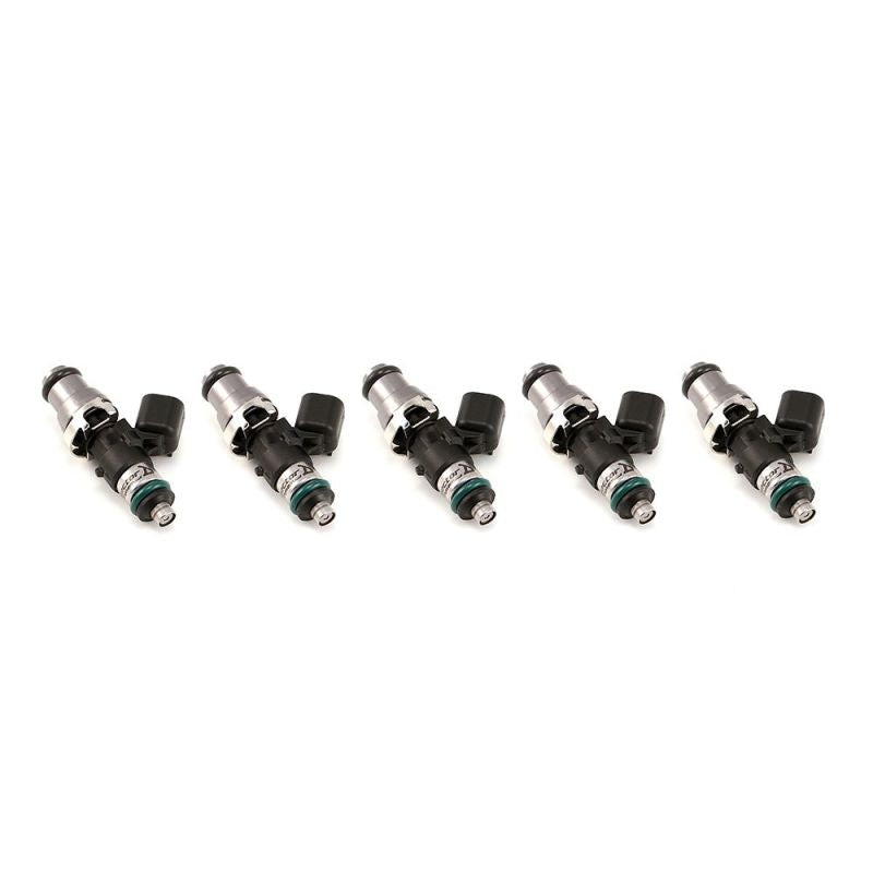 Injector Dynamics ID1300X Injectors – 48mm Length – 14mm Top – 14mm Lower Set of 5 (1300.48.14.14.5)