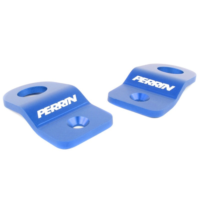 Perrin Upper Radiator Bracket Set – Blue | 2008-2021 Subaru WRX/STI (PSP-ENG-521BL)