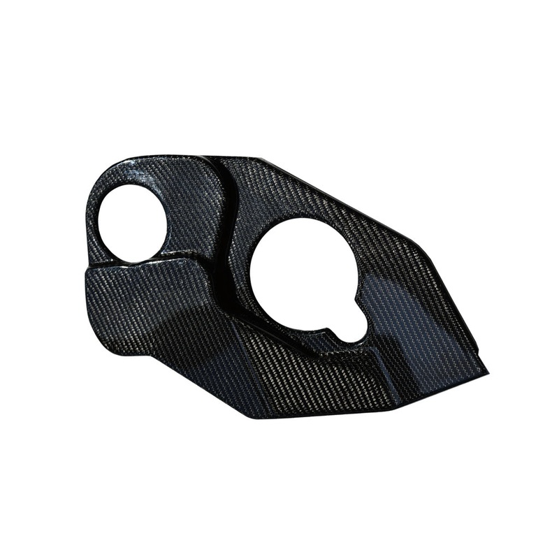 Rexpeed Carbon Fiber Coolant Cover-Gloss | 2020-2026 Toyota Supra (TS41)