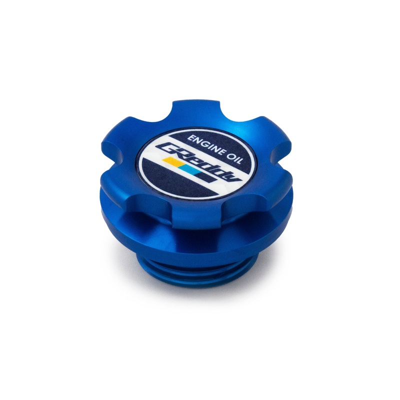 GReddy Type-B Oil Filler Cap 33.7 – Blue | Multiple Mazda Fitments  (13901504)