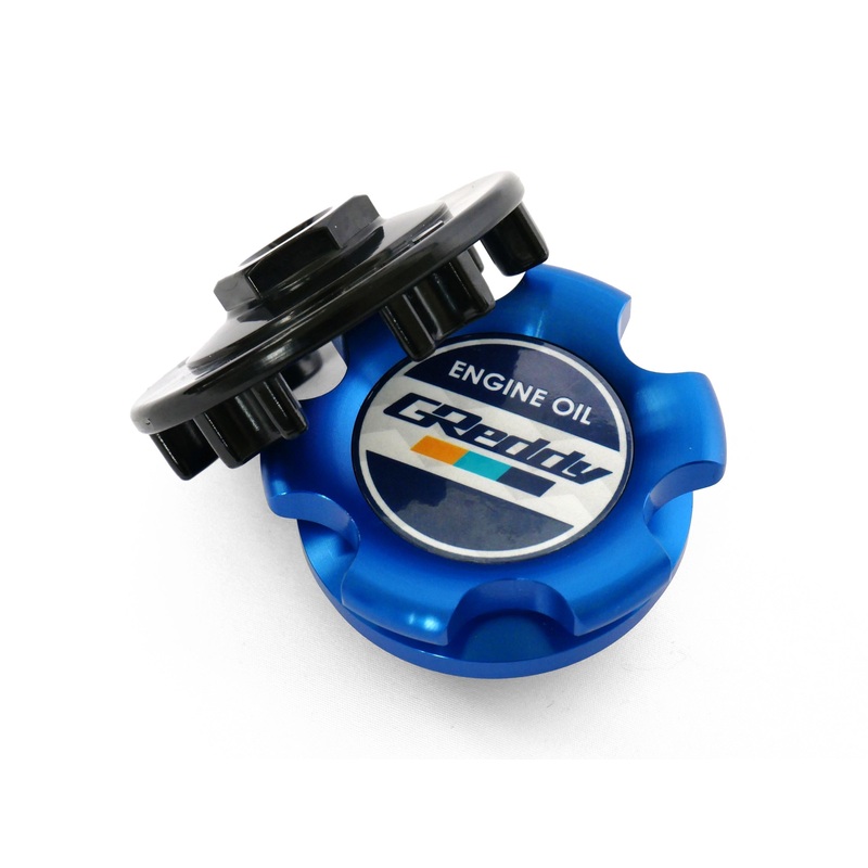 GReddy Type-B Oil Filler Cap M32-P3.5 – Blue | Multiple Nissan/Honda Fitments  (13901502)