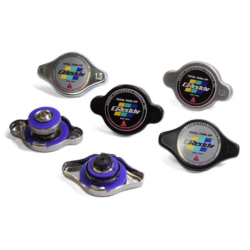 GReddy Type-N 1.3 Radiator Cap – Black | Multiple Honda/Toyota Fitments  (13911001)