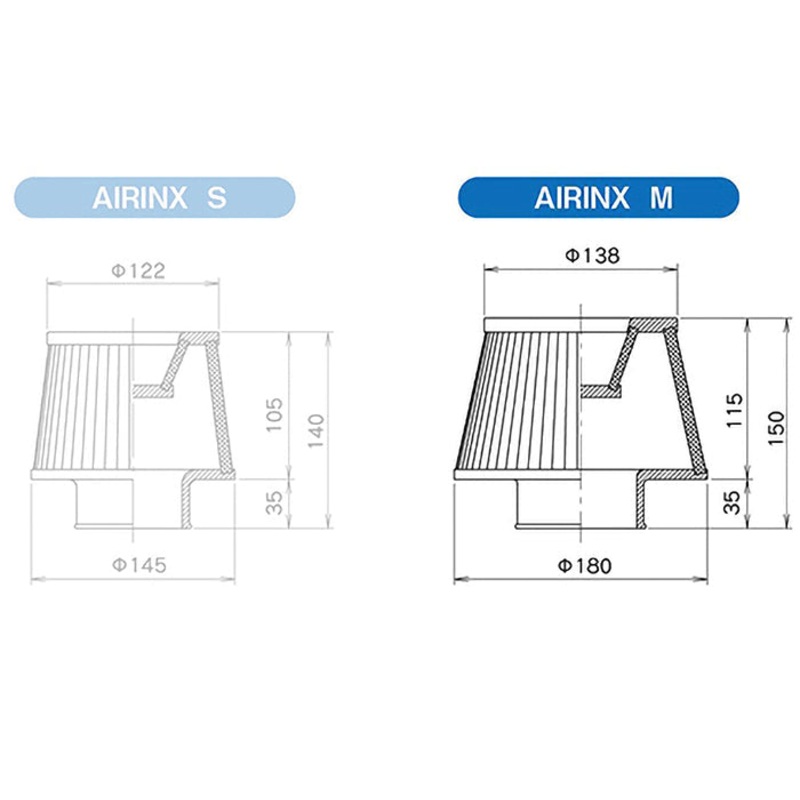 GReddy Universal Airinx M #80 | Universal  (12500632)