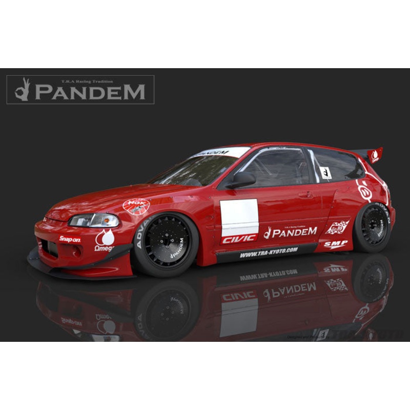 GReddy Pandem Rocket Bunny Side Skirts | 1992-1995 Honda Civic  (17050113)
