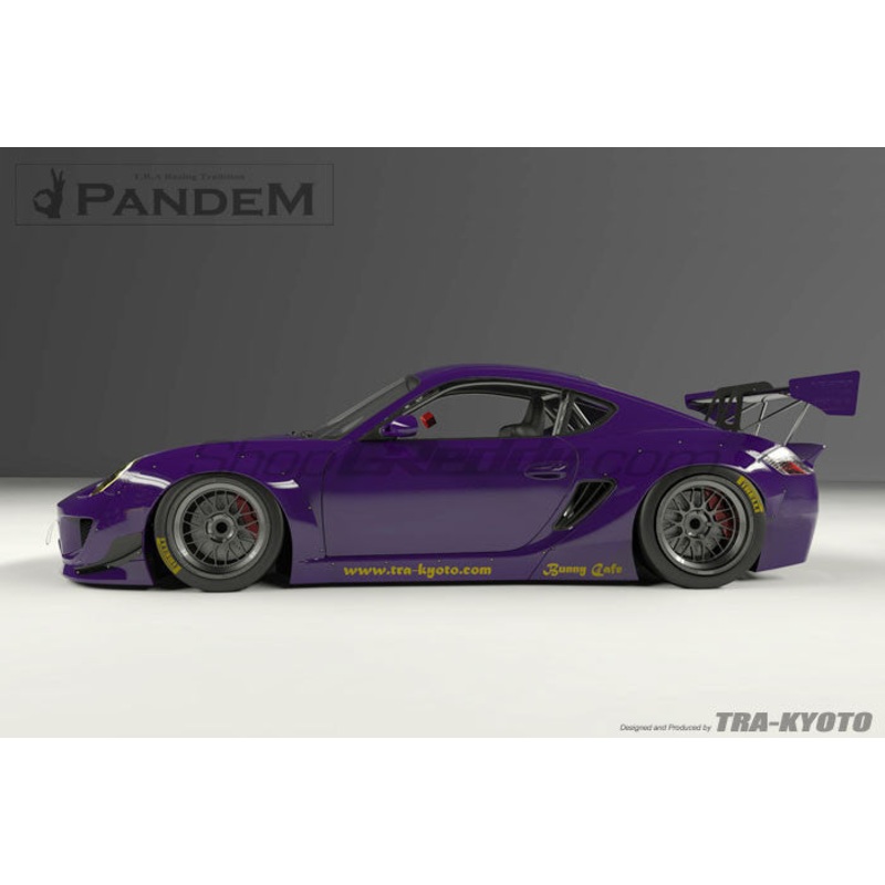 GReddy Pandem Rocket Bunny Side Skirts Only | 2009-2012 Porsche Cayman  (17090504)