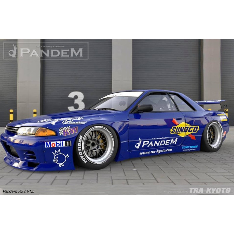 GReddy Pandem V1.5 Full Kit w/o Wing | 1989-1994 Nissan Skyline GTR  (17020629)