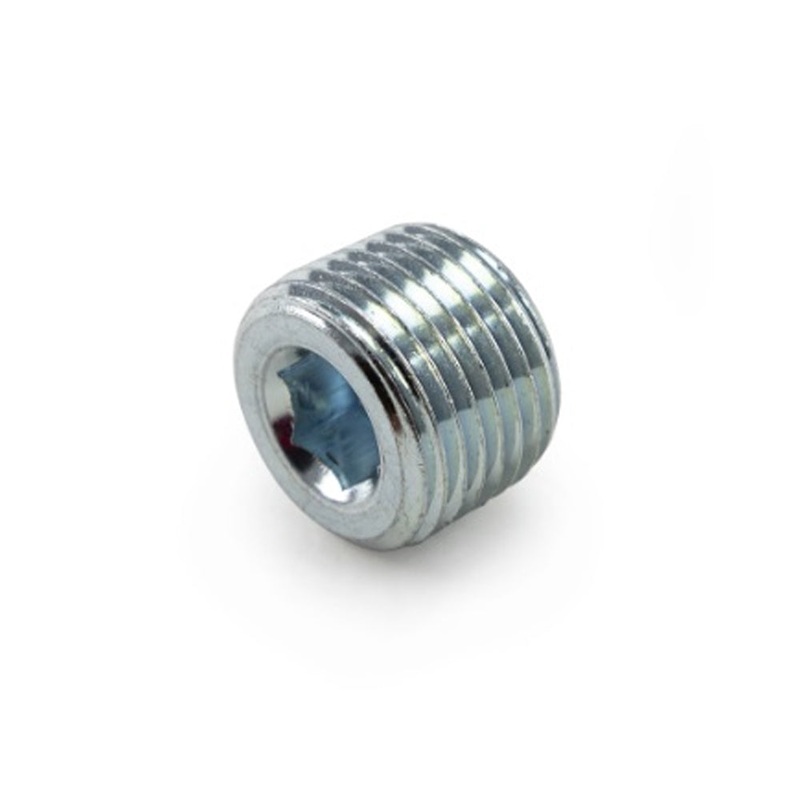 Killer B Motorsport 1/2in NPT Chrome Plated Steel Plug (NPTPL)