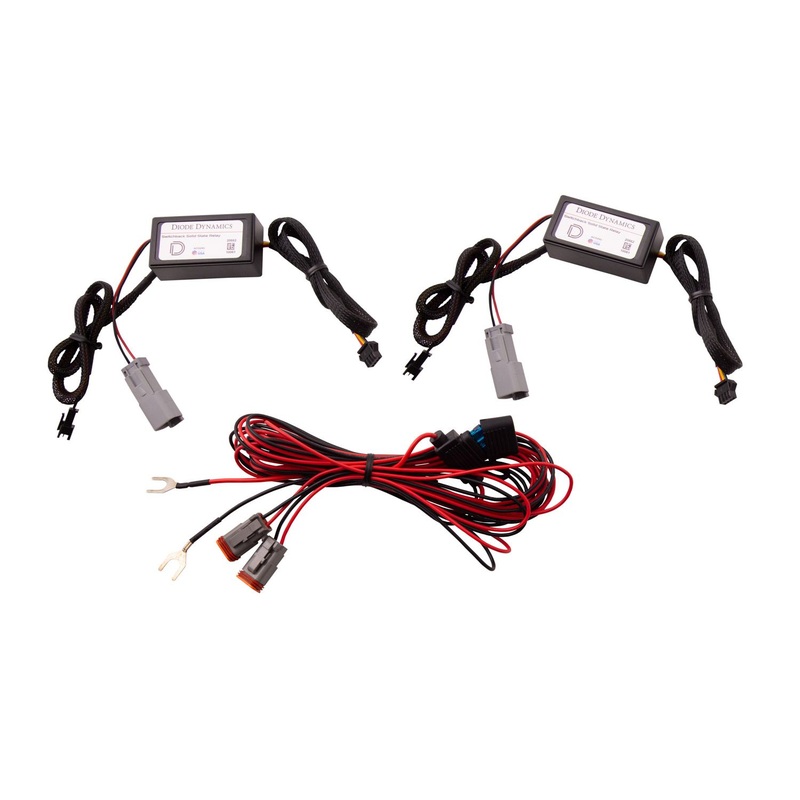 Diode Dynamics Switchback Solid-State Relay Harness – Pair | Universal (DD3067)