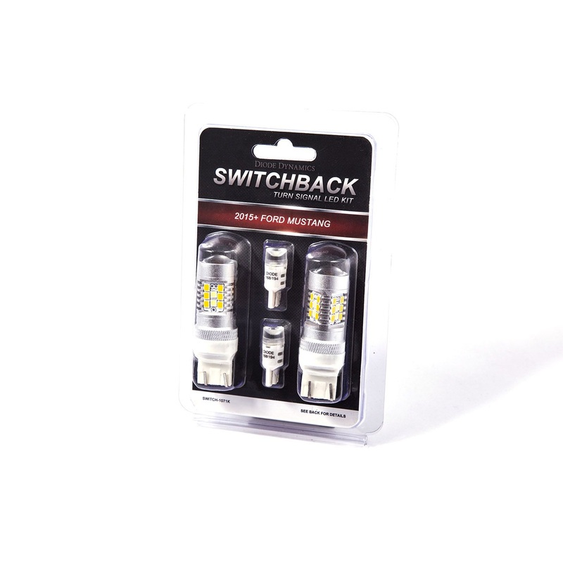 Diode Dynamics Switchback Turn Signal LED Kit | 2015-2017 Ford Mustang and 2018-2020 Ford Mustang GT350 (DD0227)