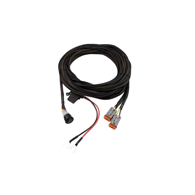 Diode Dynamics Light Duty Dual Output 4-pin Wiring Harness | Universal (DD4092)