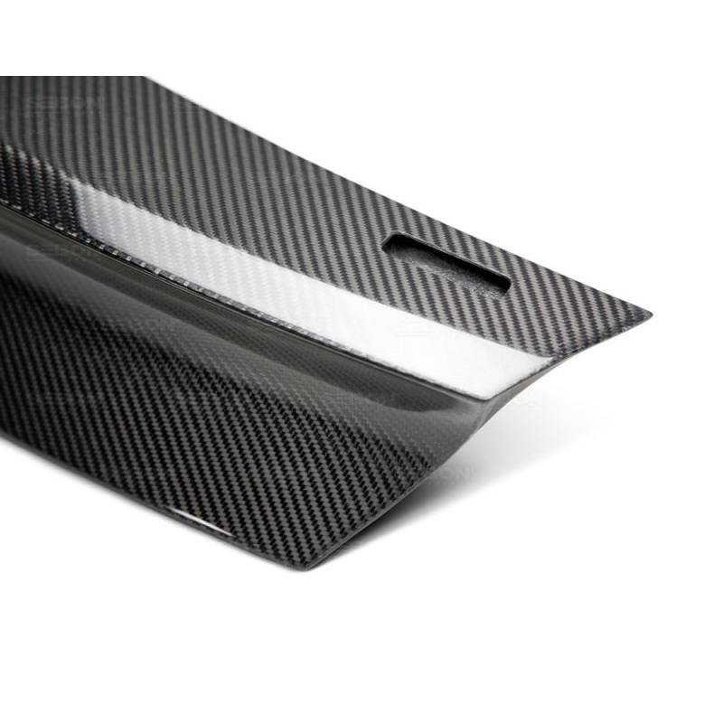 Seibon OEM-Style Carbon Fiber Trunk Garnish | 2014-2015 Honda Civic Si Coupe (TG14HDCV2DSI-OE)