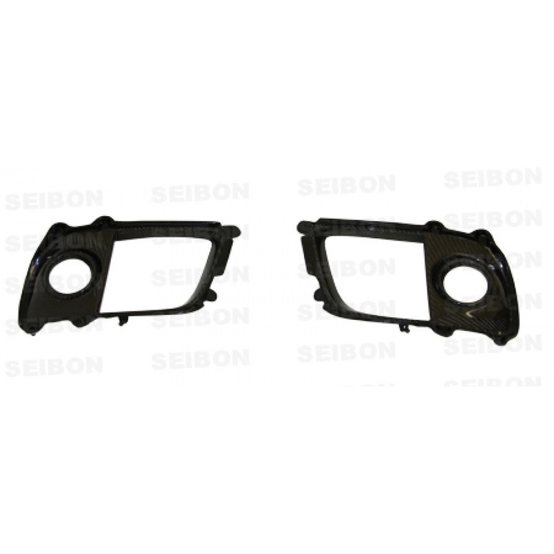 Seibon Fog Light Surround | 2008-2012 Mitsubishi Lancer Evo X (FLS0809MITEVOX)